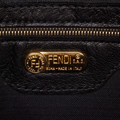 fendi logo tote bag|vintage Fendi bags authenticity.